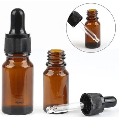 Garrafas geadas vazias do conta-gotas de olho do reagente líquido 10cc 18mm