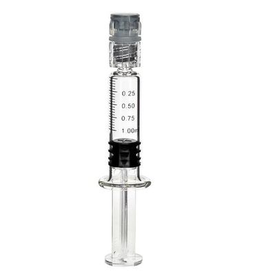 seringa do vidro de Borosilicate 1ml
