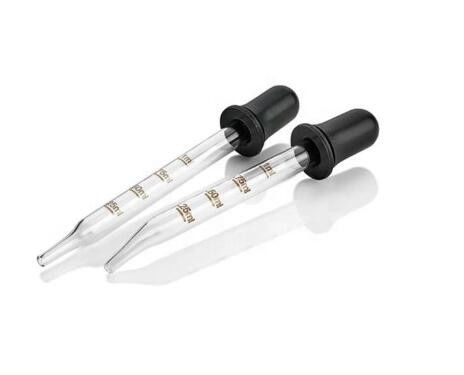 Vidro cosmético claro Vial Dropper dos óleos essenciais 1ml ND18