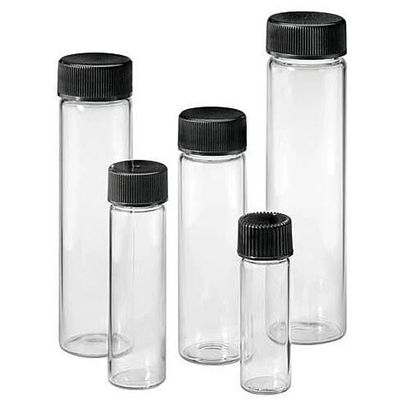 Tampão fenólico preto 4.5ml neutro tubos de ensaio superiores de 1 parafuso de vidro da gole