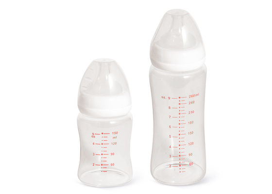 Garrafas de bebê livres térmicas da prova 260ML ISO9001 Bpa de choque