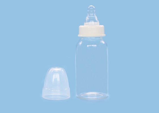 O infante ergonômico 3oz calibrou garrafas de vidro recém-nascidas