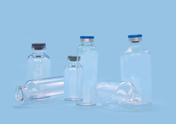 Baixa garrafa de vidro de carimbo quente do Borosilicate da ampola SFDA de sal