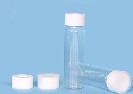 Tubos de ensaio de vidro transparentes da proteção UV tubular GPI 40ml