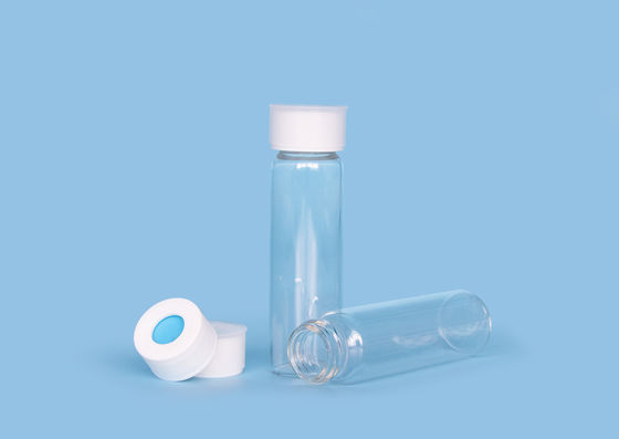 Tubos de ensaio de vidro transparentes da proteção UV tubular GPI 40ml