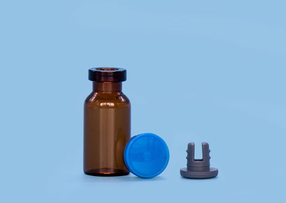 Esteroide de borracha à prova de choque do bujão tubos de ensaio médicos de vidro de 3 ml