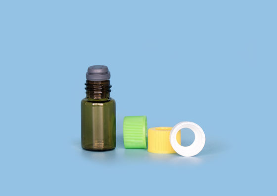 O tampão de alumínio XHPHAPACK 3ml dos reagentes rosqueou tubos de ensaio da química