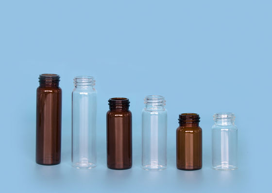 Resistência química 18mm tubos de ensaio do armazenamento do vidro de 10 goles USP1