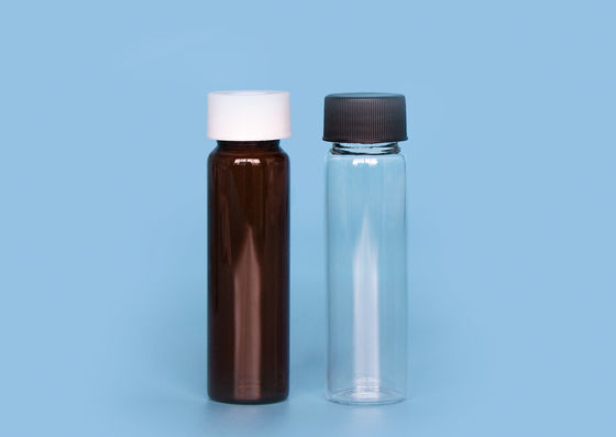 Resistência química 18mm tubos de ensaio do armazenamento do vidro de 10 goles USP1