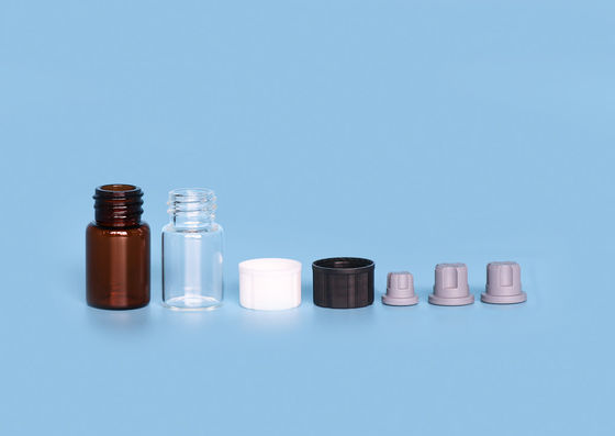 Tubos de ensaio de vidro de carimbo quentes da amostra do parafuso 2ml 12mm do Borosilicate