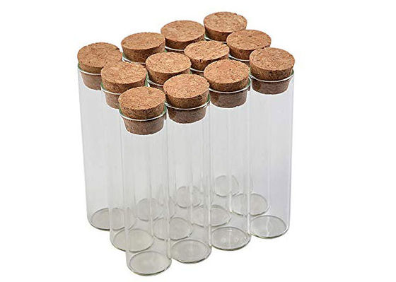 Tubos de ensaio inferiores lisos do vidro de Borosilicate da química OD40 250mm